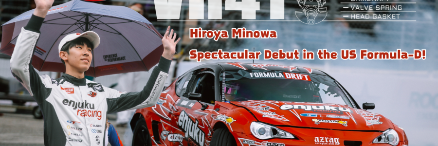 14-year-old Hiroya Minowa debuts at Formula Drift USA! 　