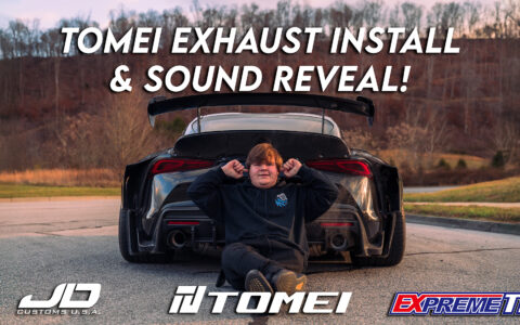 Supra Mk5 TOMEI Expreme-Ti with Actor Jeremy Ray Taylor